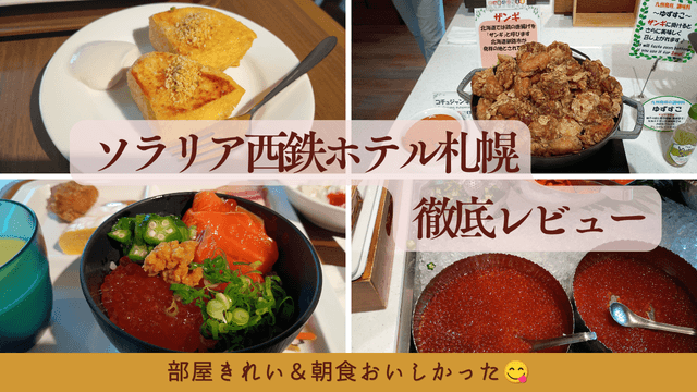 ソラリア西鉄ホテル札幌 レビュー
